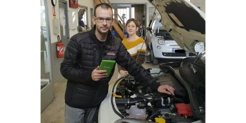 Journal de S&L :"Des boîtiers Biomotors installés au garage Chabot"